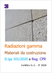 Radiazioni gamma materiali da costruzione