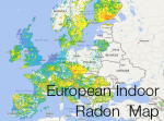 European Indoor Radon Map reports