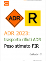 ADR 2023 da riportare il peso stimato nel trasporto di rifiuti ADR