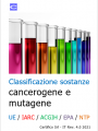 Classificazione sostanze cancerogene mutagene 4 0 2021