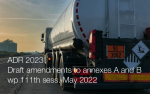 ADR 2023 Draft amendments to annexes A and B   wp 111th sess  May 2022