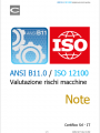ANSI B11 0   ISO 12100 Valutazione dei rischi macchine