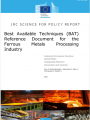 BAT reference document for the ferrous metals processing industry