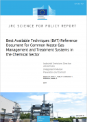 BAT waste gas management and treatment systems in the chemical sector