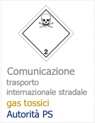 Comunicazione trasporto internazionale stradale gas tossici   Autorita  PS