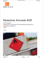 Relazione annuale ADR
