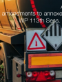 ADR 2025 Draft amendments to annexes A and B   WP 113th Sess  May 2023
