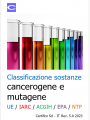 Classificazione sostanze cancerogene e mutagene   Rev  5 0 Luglio 2023