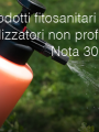 Prodotti fitosanitari destinati agli utilizzatori non professionali   Nota 30 12 2022