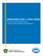 ANSI ASSP Z244 1 2016  R2020