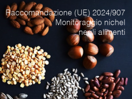 Raccomandazione  UE  2024 907 Monitoraggio nichel negli alimenti